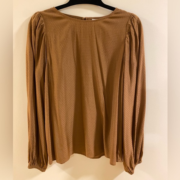 Kaffe Textured Puff Sleeve Blouse - Picture 1 of 4